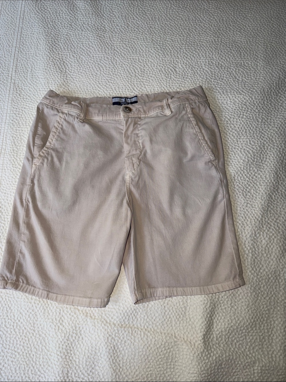 Boys size 14 Light khaki shorts Johnnie O